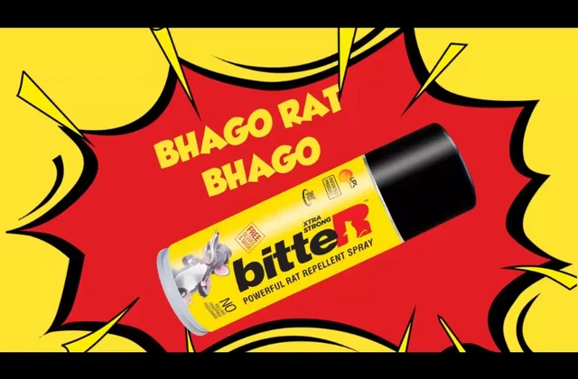 BITTER - POWERFUL RAT REPELLENT SPRAY -155 GM (180ML)` - *** LOW PRICE GUARANTEE ***